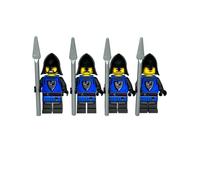 LEGO Juego de 4 figuras de caballero de Falcon Knights Black Falcon Knights (Ritter 3) - Set de coleccionista para castillo medieval - complemento ideal para LEGO Bausets 10305 31120 21325