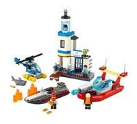 Lego Juego de Construcción ACTUACION DE LA POLICIA Costera Y LOS Bomberos