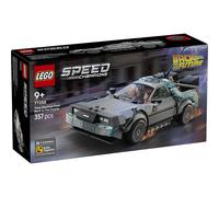 LEGO Speed Champions Máquina del Tiempo de Regreso al Futuro - Maqueta de Coche de Juguete con Minifiguras de Marty McFly y Doc Brown - Regalo para Niños y Niñas de 9+ Años y Fans de la Película 77256