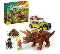 LEGO 76959 Jurassic Park Investigación del Triceratops, Juguete para Niños y Niñas a Partir de 8 años con Coche Ford Explorer y Figura de Dinosaurio, Colección 30 Aniversario