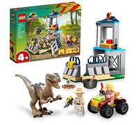 Lego Jurassic World 76957 - Escape del Velociraptor (137 Piezas)