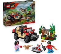Lego Jurassic World 76972 Escape Del Raptor En El Todoterreno
