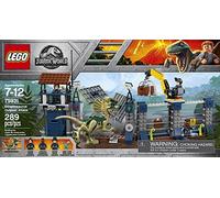 LEGO Jurassic World Ataque del Dilofosaurio al puesto de vigilancia 75931 (289 piezas)