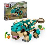 LEGO Jurassic World Bumpy Bebé: Ankylosaurus Dinosaurio de Juguete, Figura Articulada, Regalo para Niños y Niñas de 7 Años o Más Fans de Campamento Cretácico, Juego de Construcción 76962