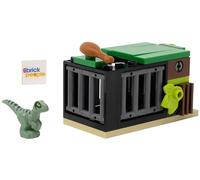 LEGO Jurassic World: Dino Trap 2 con minifigura y cebo Baby Raptor