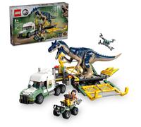 LEGO Jurassic World Dinosaur Missions: Cami n de transporte de Allosaurus, juguete, idea de regalo divertida para ni os con minifiguras de Kenji,