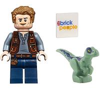 LEGO Jurassic World Fallen Kingdom - Owen Grady y Blue del set 10757