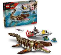 Lego Jurassic World Mosasaurier: Die Bootmission - 76974 Lego Mosasaurier mit Polybag, Jurassic Park Set Dinosaurios a partir de 8 años - Novedades 2025