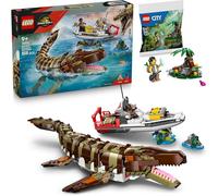 Lego Jurassic World Mosasaurier: Die Bootmission - 76974 Lego Mosasaurier mit Polybag, Jurassic Park Set Dinosaurios a partir de 8 años - Novedades 2025