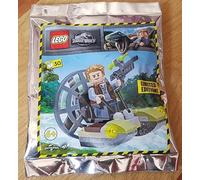 LEGO Jurassic World Owen con Airboat Foil Pack Set 122220 (Embolsado)