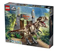 Lego Jurassic World - Parque Jurásico: Caos del T. Rex, Set de Construcción de Dinosaurio de La Clásica Película, Incluye Minifiguras de Los Personajes de La Saga, Tyrannosaurus de Juguete (75936) ()