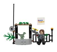 LEGO Jurassic World: Rainn Delacourt Minifigura con Raptor