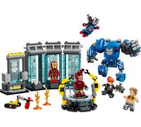 LEGO | Marvel Laboratorio de Iron Man: Sala de Armaduras, Juguete de Construcción de Superhéroes con Figura Meca Articulada y 5 Minifiguras, Regalo de los Vengadores para Niños y Niñas de 8+ Años76315