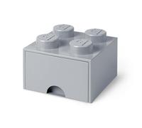 LEGO Ladrillo cajón 4 pomos, 1 cajón, caja de almacenaje apilable, 4,7 l