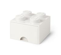 LEGO Ladrillo cajón 4 pomos, 1 cajón, caja de almacenaje apilable, 4,7 l