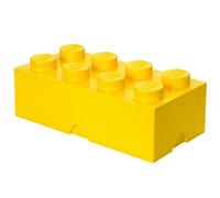 LEGO Ladrillo de almacenamiento de 8 espigas (amarillo)