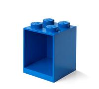 Room Copenhagen Estantería de Bloques Lego 4 Elementos, Azul, 4 ladrillo