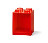 Room Copenhagen Estantería de Bloques Lego 4 Elementos, Rojo, roja, 4 ladrillo (41141730)