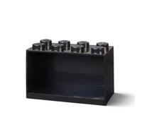 LEGO Ladrillo-Estantería de 8 Espigas (negro)
