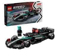 LEGO Speed Champions Coche de Carreras Mercedes-AMG F1 W15 de Juguete, Maqueta de Construcción de Vehículo de Fórmula 1 y Minifigura de Piloto Coleccionable, Regalo para Niños de 10 Años o Más 77244