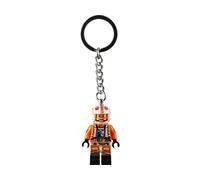 LEGO Star Wars 854288 - Llavero con diseño de piloto de Luke Skywalker, naranja, Small