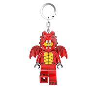 IQ Llavero LEGO figura Dragon Suit Guy (KE196H) – Rojo, grande, 7,6 cm (3 pulgadas)