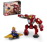 LEGO Marvel Iron Man Hulkbuster vs. Thanos 76263 - Juego de juguetes de construcción con figuras de Thanos y Iron Man, juguete Hulkbuster con Mech Posable para acción de batalla de superhéroes,