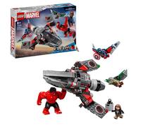 LEGO® Marvel 76292 Duelo: Capitán América vs. Hulk Rojo