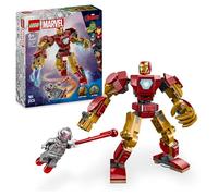 LEGO Marvel Armadura Robótica de Iron Man vs. Ultrón Juguete de Superhéroes con Minifiguras, Figura Articulada de Robot, Juego de rol y Batalla, Regalo para Niños y Niñas de 6 Años 76307