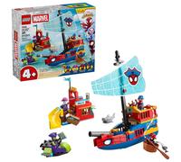 LEGO | Marvel Barco Pirata del Equipo Spidey - Juego de Superhéroe - Maquetas de Barcos de Juguete con 4 Minifiguras - Regalo para Niños de 4+ Años y Fans de Spidey y Su Superequipo - 11208