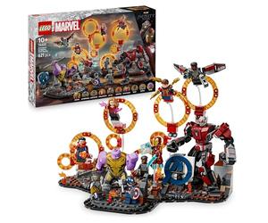 LEGO Marvel Batalla Final de Vengadores: Endgame 76323 | Juguetes para niños de 10+ años, figura de Thanos, meca de Ant-Man, minifiguras de superhéroes, idea de regalo, 621 piezas