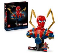 LEGO Marvel Busto de Iron Spider-Man - Maqueta para Adultos de Figura de Superhéroe con 2 Brazos Móviles, Cabeza Giratoria y Minifigura - Regalo de la Colección Vengadores para Hombres y Mujeres 76326