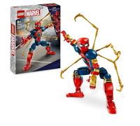 LEGO Marvel Figura para Construir: Iron Spider-Man Articulada para el Juego de Roles de Superhéroes, Juguete de Construcción con Armadura, Regalo para Niños y Niñas de 8 Años o Más 76298