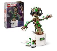 LEGO Marvel Groot Bailarín Figura Articulada del Personaje de Guardianes de la Galaxia, Juguete de Construcción de Superhéroes, Regalo de Vengadores para Niños y Niñas de 10 Años o Más 76297