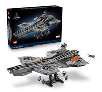 LEGO | Marvel Helitransporte de S.H.I.E.L.D. - Kit de Construcción para Adultos de Portaaviones - 6 Minifiguras inc. Capitán América y Nick Furia - Decoración para la Estantería - Idea de Regalo 76354