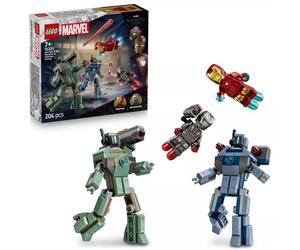 LEGO® Marvel Iron Man y Máquina de Guerra vs. Drones de Hammer 76320