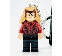 LEGO Llavero La bruja roja (Scarlet Witch) – The Infinity Saga – Marvel – rojo