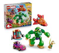 LEGO | Marvel Loki vs. Equipo Iron Man - Superhéroes de Juguete con Coche, Avión, Figura de Acción y 4 Minifiguras - Regalo para Niños de 4+ Años y Fans de Iron Man y su Superequipo 11211