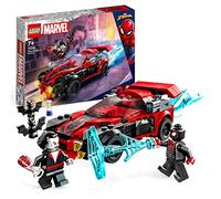 LEGO Marvel Miles Morales vs. Morbius, Juguete de Spider-Man para Construir, Coche de Carreras, Minifiguras Spidey, Regalos para Niños y Niñas de 7 Años o Más 76244