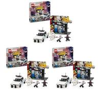 LEGO Marvel Multiverso Arácnido: Miles Morales vs. Mancha, Coche de Policía de Juguete y 4 Minifiguras Inc. Spider-Man y Gwen Stacy, Juguetes de Superhéroes para Niños y Niñas de 9 Años o Más 76311