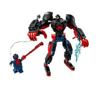LEGO | Marvel Armadura Robótica de Miles Morales vs. Spider-Man 2099 - Superhéroes de Juguete - Figura de Acción, 2 Minifiguras y Ráfagas de Energía Arácnida - Regalo para Niños de 6+ Años - 76337