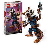 LEGO Marvel Rocket & Baby Groot, Guardians of the Galaxy Buildable Toy, Raccoon