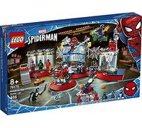 LEGO Marvel Spider-Man Attack on The Spider Lair 76175 Cool Building Toy, Featuring The Spider-Man Headquarters; Includes Spider-Man, Green Goblin and Venom Minifigures, New 2021 (466 Pieces)