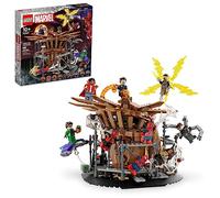 LEGO Marvel Spider-Man Final Battle Building Toy Set, Marvel Collectible basado en The Climax of The Spider-Man: No Way Home Movie, Multiverso Marvel Playset con 3 versiones de Spider-Man, 76261