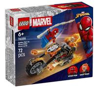 LEGO Superhéroes - Spider-Man vs. Moto del Motorista Fantasma - 76335