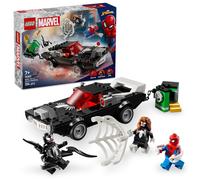 LEGO Marvel Spider-Man vs. Coche Brutal de Venom 76309 | Juguetes para niños de 7+ años, juego de superhéroes, 3 minifiguras incl. Spider-Woman, regalo de cumpleaños, 254 piezas