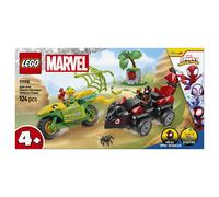 LEGO Marvel Spidey Spin Y Persecución De Vehículo Electro Dinosaurio