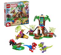LEGO Marvel Spidey y Gobby: Batalla de Raptores en la Base de la Casa del Árbol, Dinosaurios de Juguete, Minifigura Spider Fantasma, Regalo para Niños y Niñas de 4 + Años Spidey y su Superequipo 11200