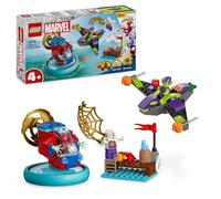 LEGO Marvel Spidey y su Superequipo Spidey vs. Duende Verde Juguete del Superhéroe con Minifiguras y Vehículos, Regalo para Niños y Niñas de 4 Años o Más Fans del Personaje de Marvel Spider-Man