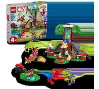 LEGO® Marvel Spidey y sus sorprendentes amigos 11200 Spidey, Gobby y la batalla con el raptor en la base del árbol